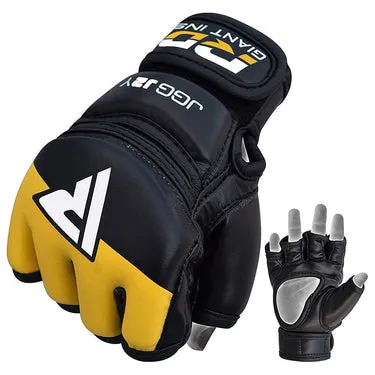 RDX J2 Guanti MMA Grappling Bambino Maya Hide