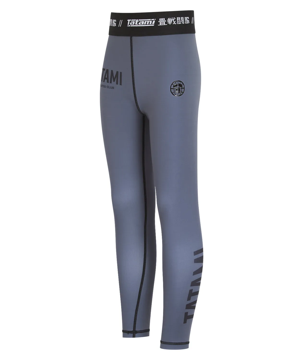 Tatami Fightwear JJ Club Leggings Grappling Bambino Grigi