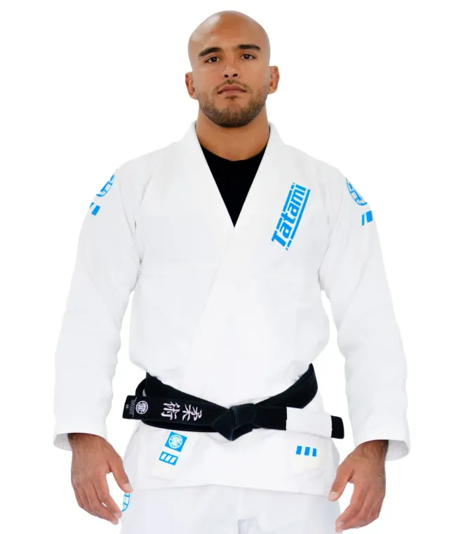 Tatami Pro Series Kimono BJJ Bianco Azzurro Leggero IBJJF