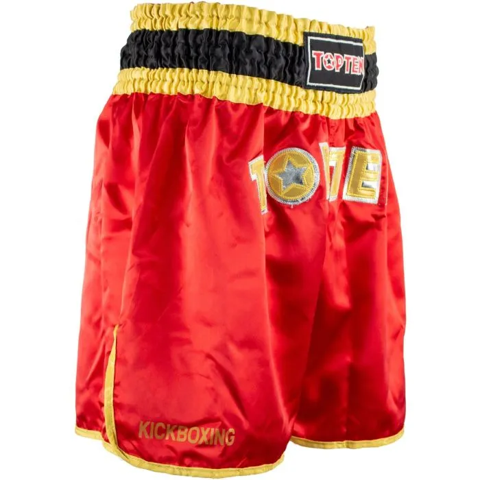 TOP TEN WAKO pantaloncini kickboxing poliestere