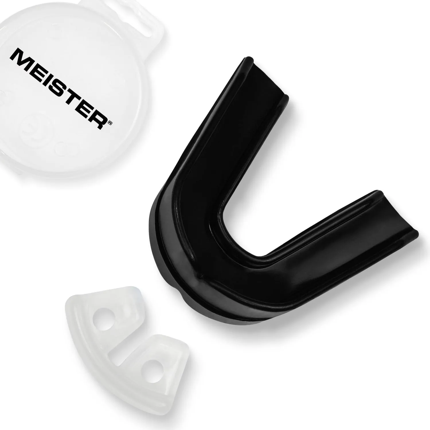 Meister paradenti doppio MMA nero modellabile