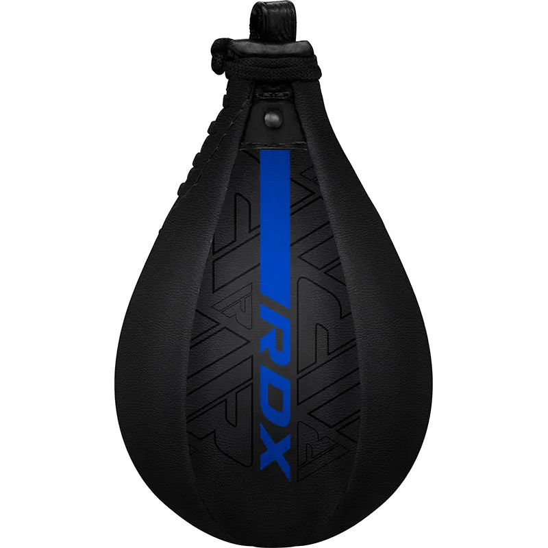 RDX F6 Kara Palla Velocità Boxe Nera Pelle Resistente