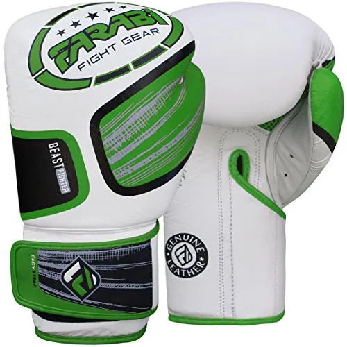 Farabi Beast guantoni boxe 10 oz in vera pelle