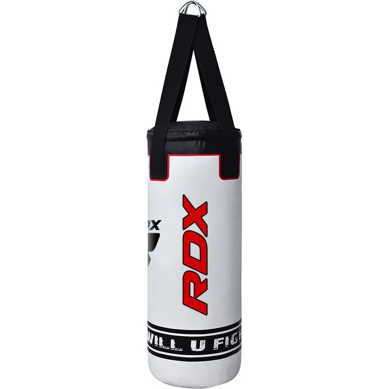 RDX 4W Sacco Boxe Bimbi 2FT Bianco con Guanti