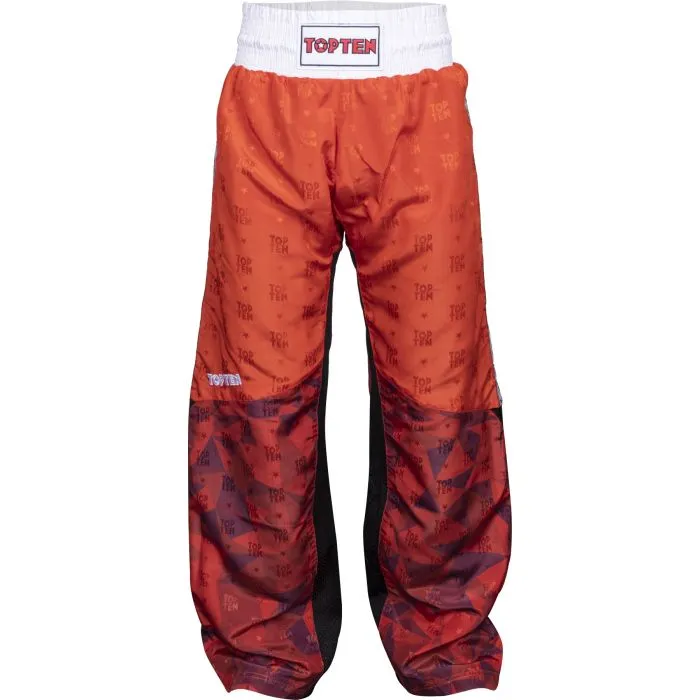 TOP TEN Prism pantaloni kickboxing poliestere