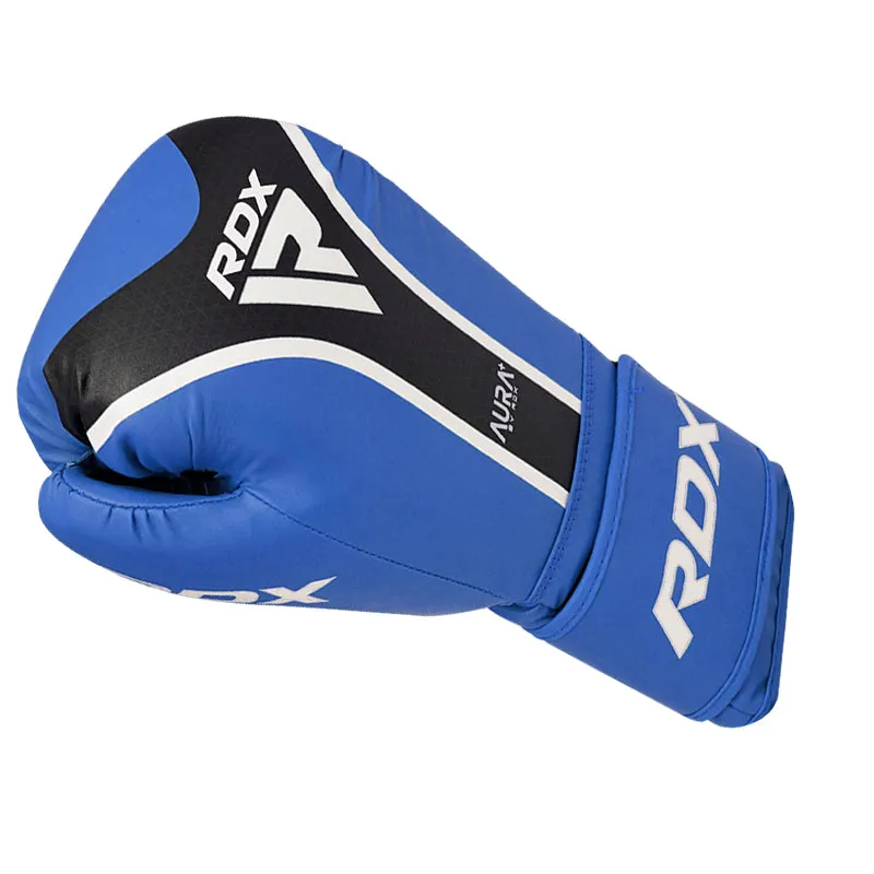 RDX Aura Plus T-17 guanti boxe Maya Hide protezione polso