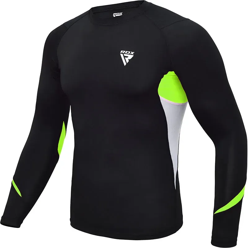 RDX L3 rash guard maniche lunghe compressione MMA
