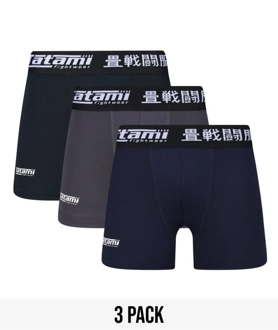 Tatami Grappling Underwear Boxer Uomo 3 pack compressione