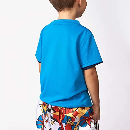 Leone1947 Toon's Team T-Shirt Bambino Azzurra S Traspirante