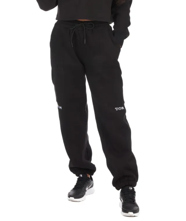 Tatami Peak Joggers Donna Neri felpati tempo libero