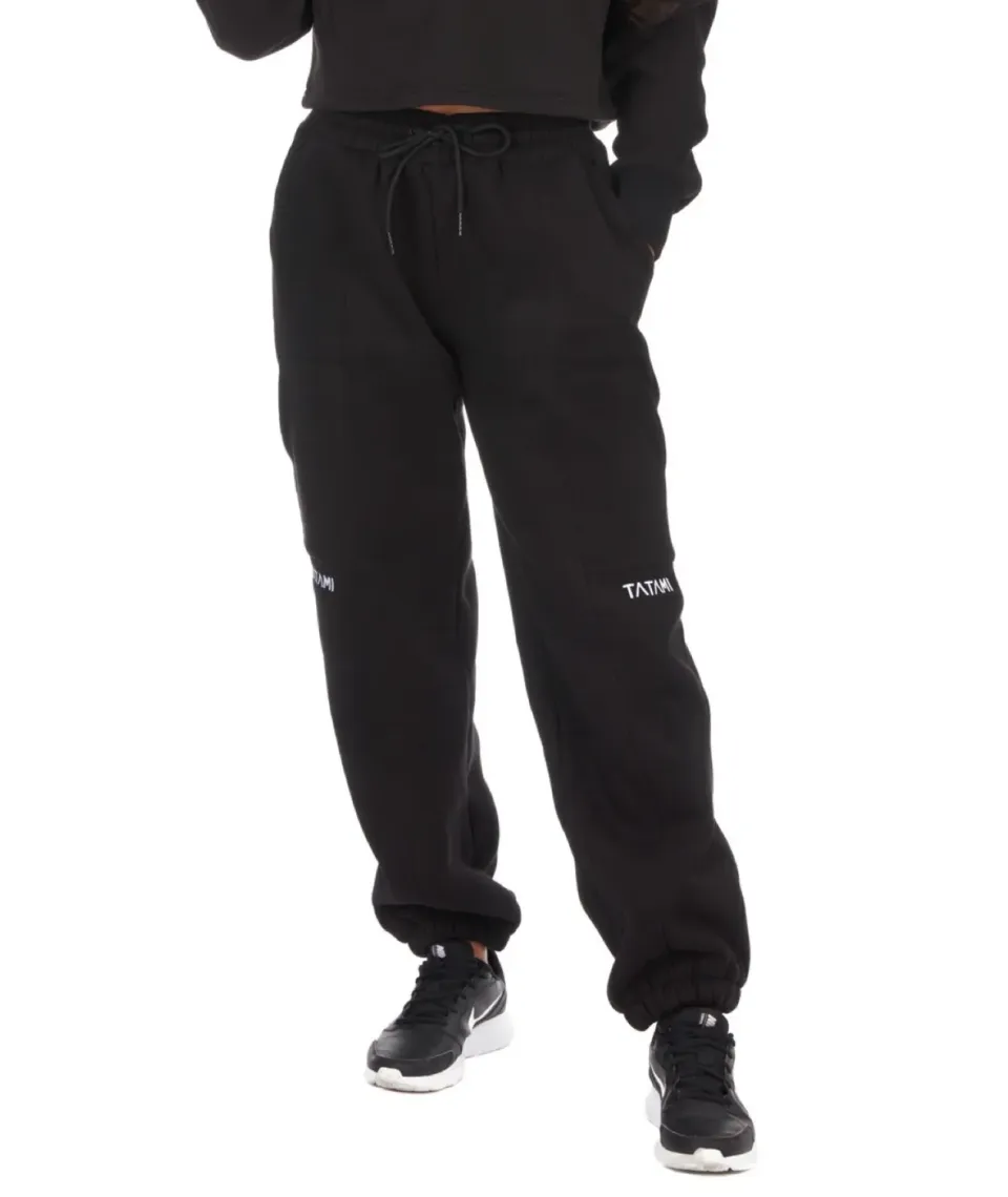 Tatami Peak Joggers Donna Neri felpati tempo libero