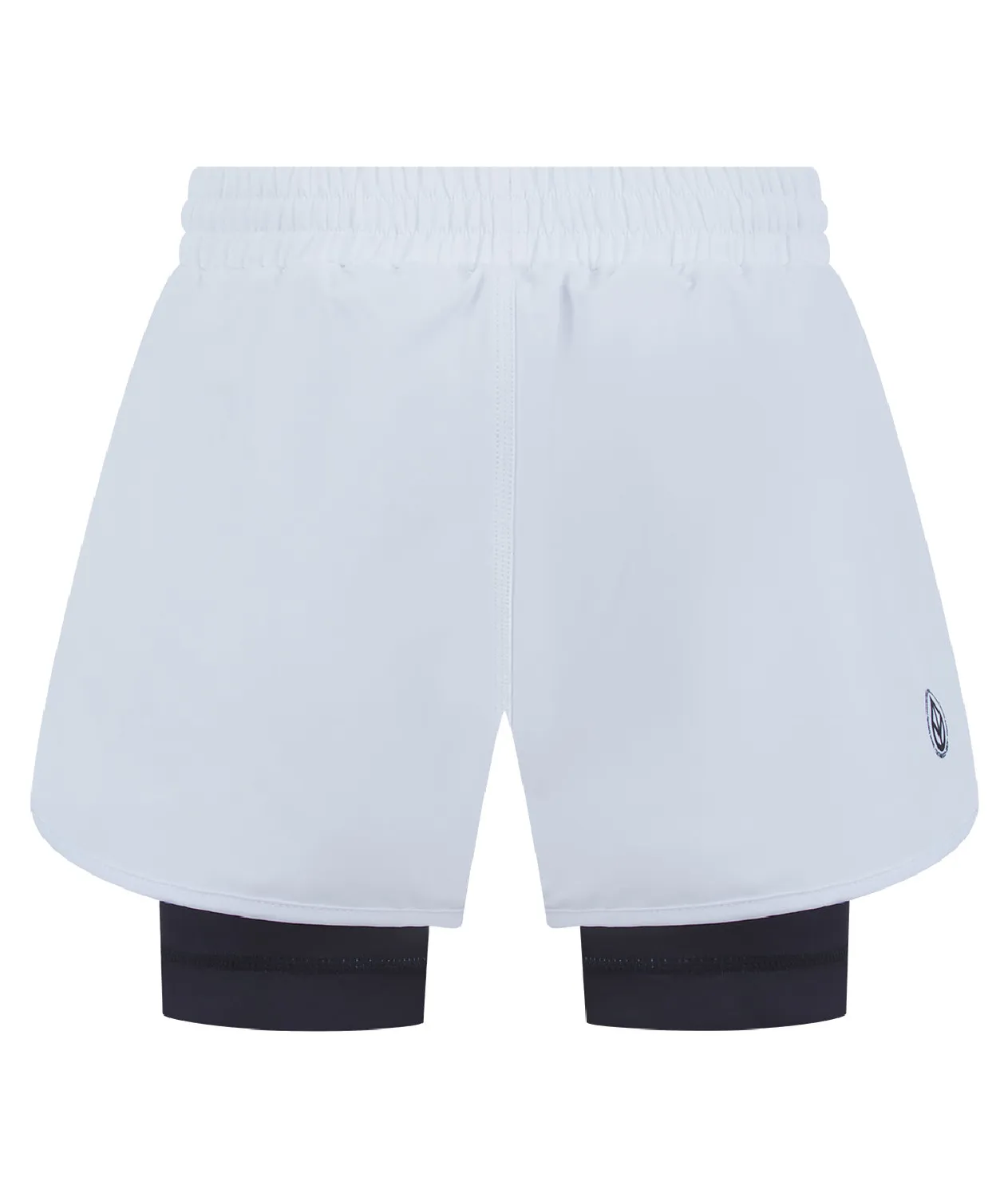 Tatami Fightwear IBJJF Ranked Shorts Ibridi Nero Bianco
