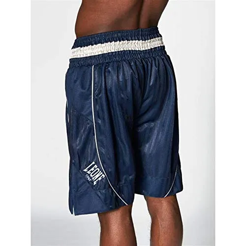 Leone1947 Premium Pantaloncini Boxe Blu Satin