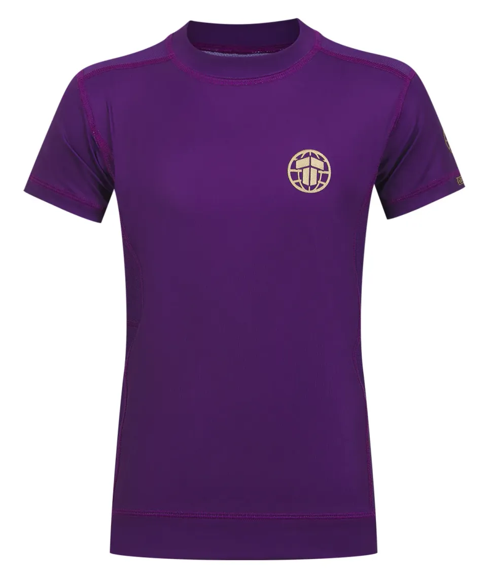 Tatami Fightwear Pro rash guard bambino manica corta viola