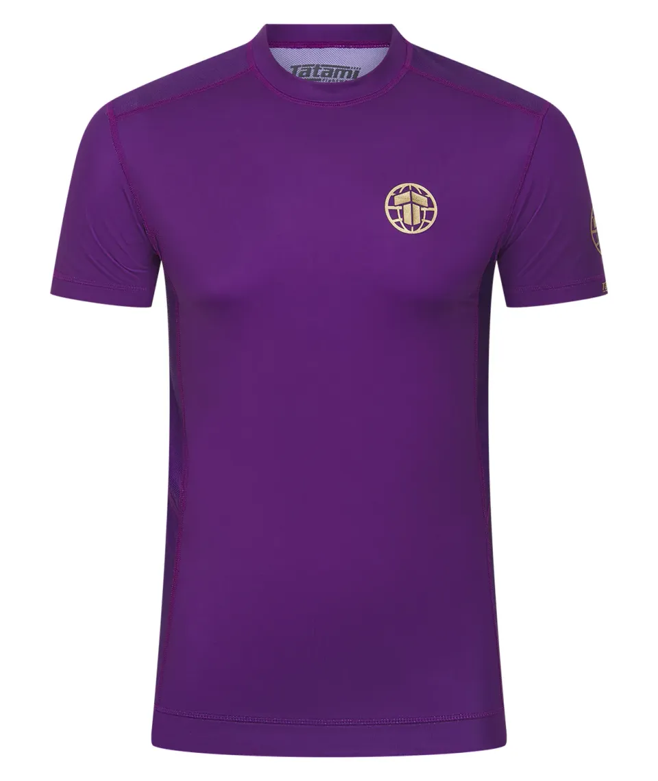 Tatami Pro Rash Guard maniche corte viola