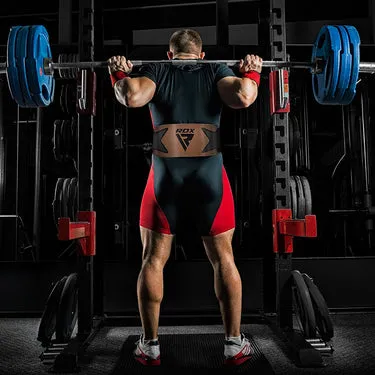 RDX 6 Inch Cintura Palestra Pelle Sollevamento Pesi