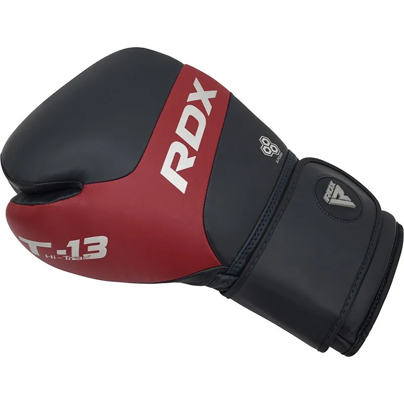 RDX T13 guanti boxe allenamento 12oz rossi ventilati