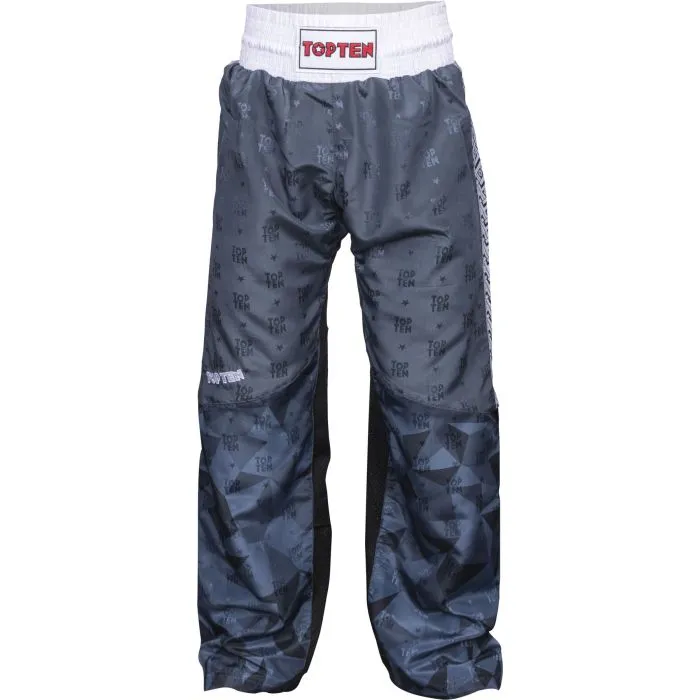 TOP TEN Prism pantaloni kickboxing poliestere
