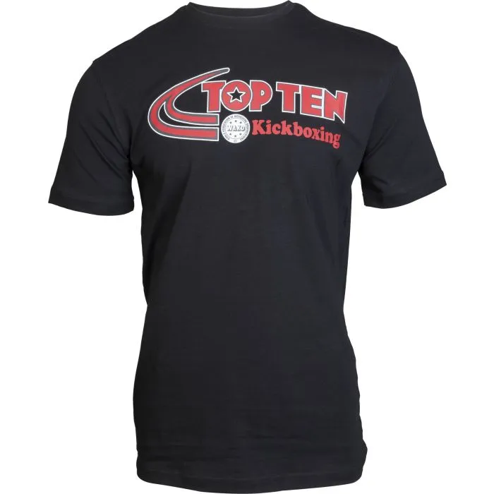 TOP TEN Elastic Kickboxing T-Shirt in Cotone