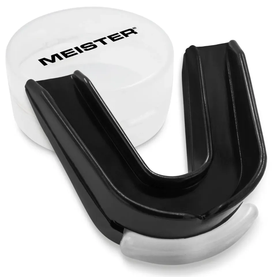 Meister paradenti doppio MMA nero modellabile