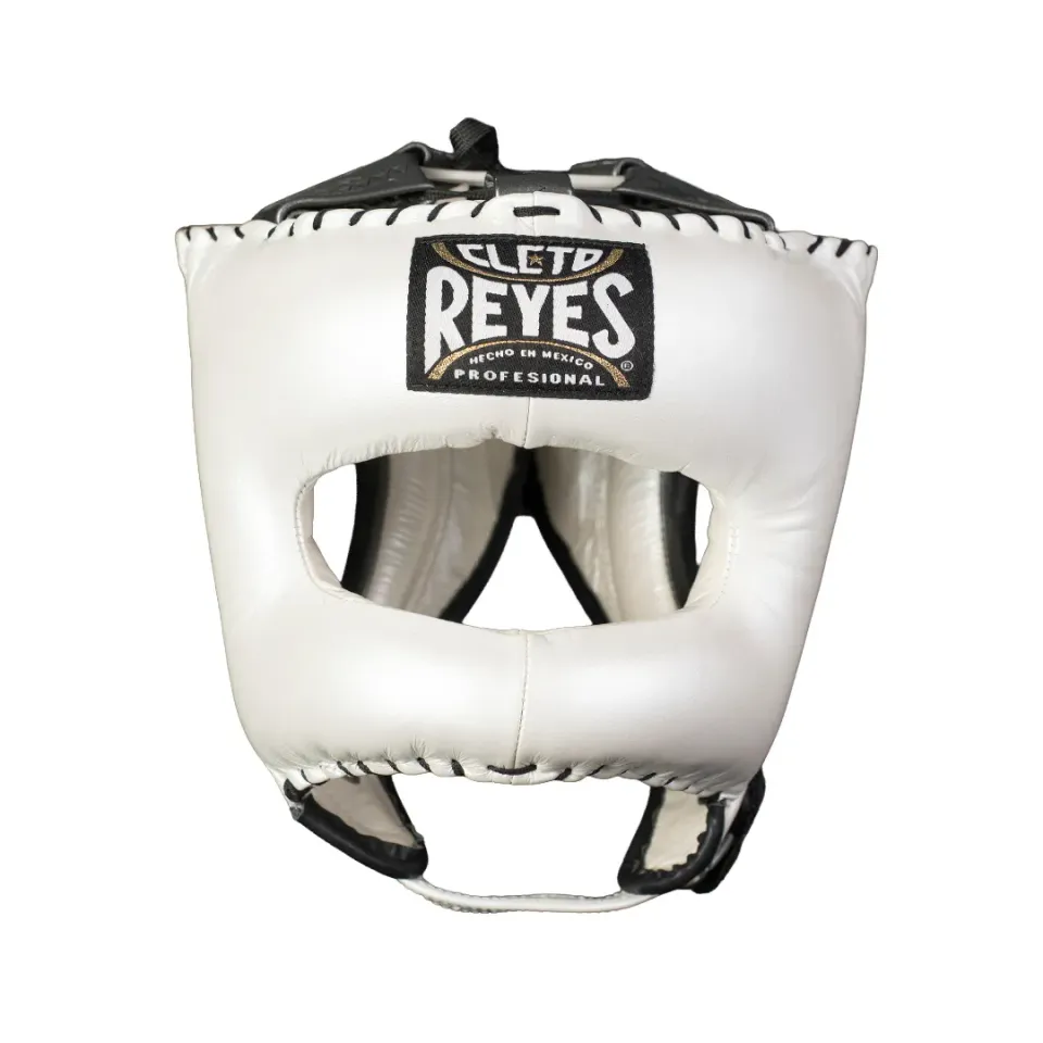 Cleto Reyes Tradicional Caschetto Boxe Perla Grigio Pelle
