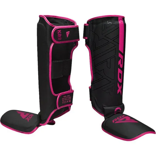 RDX F6 Kara parastinchi MMA cuoio collo piede neri