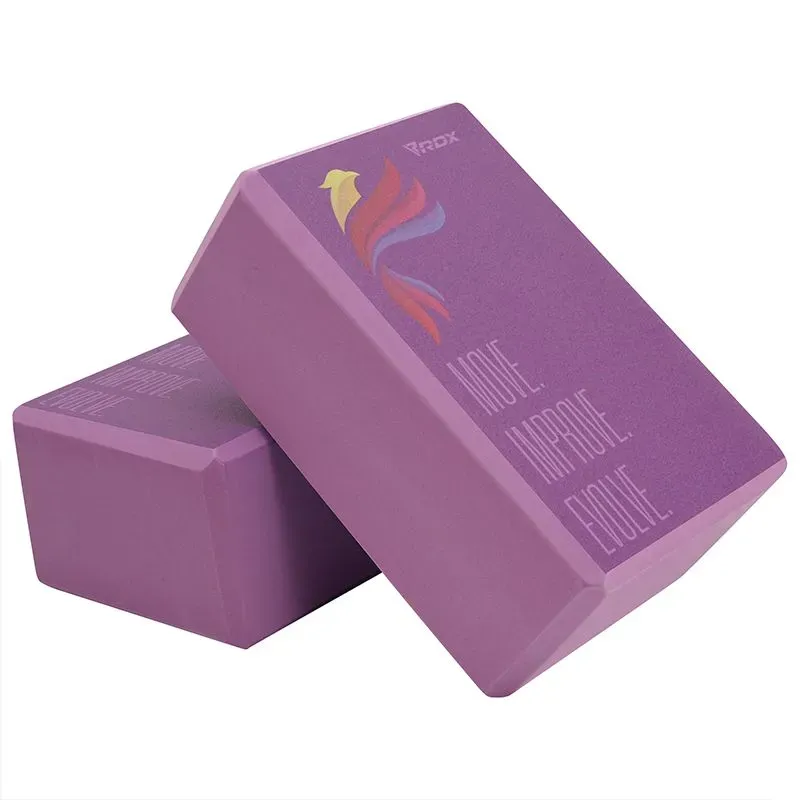 RDX D5 Blocco Yoga EVA Singolo Rosa Antiscivolo