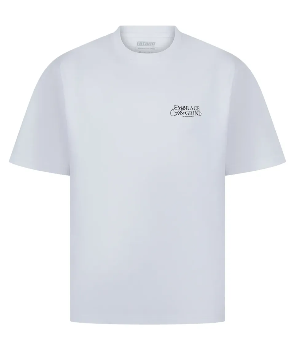 Tatami Fightwear Embrace The Grind t-shirt bianca oversize