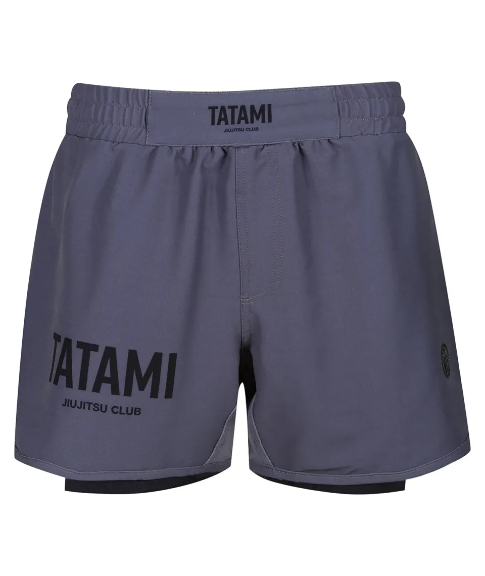 Tatami JJ Club Hybrid pantaloncini grappling grigi
