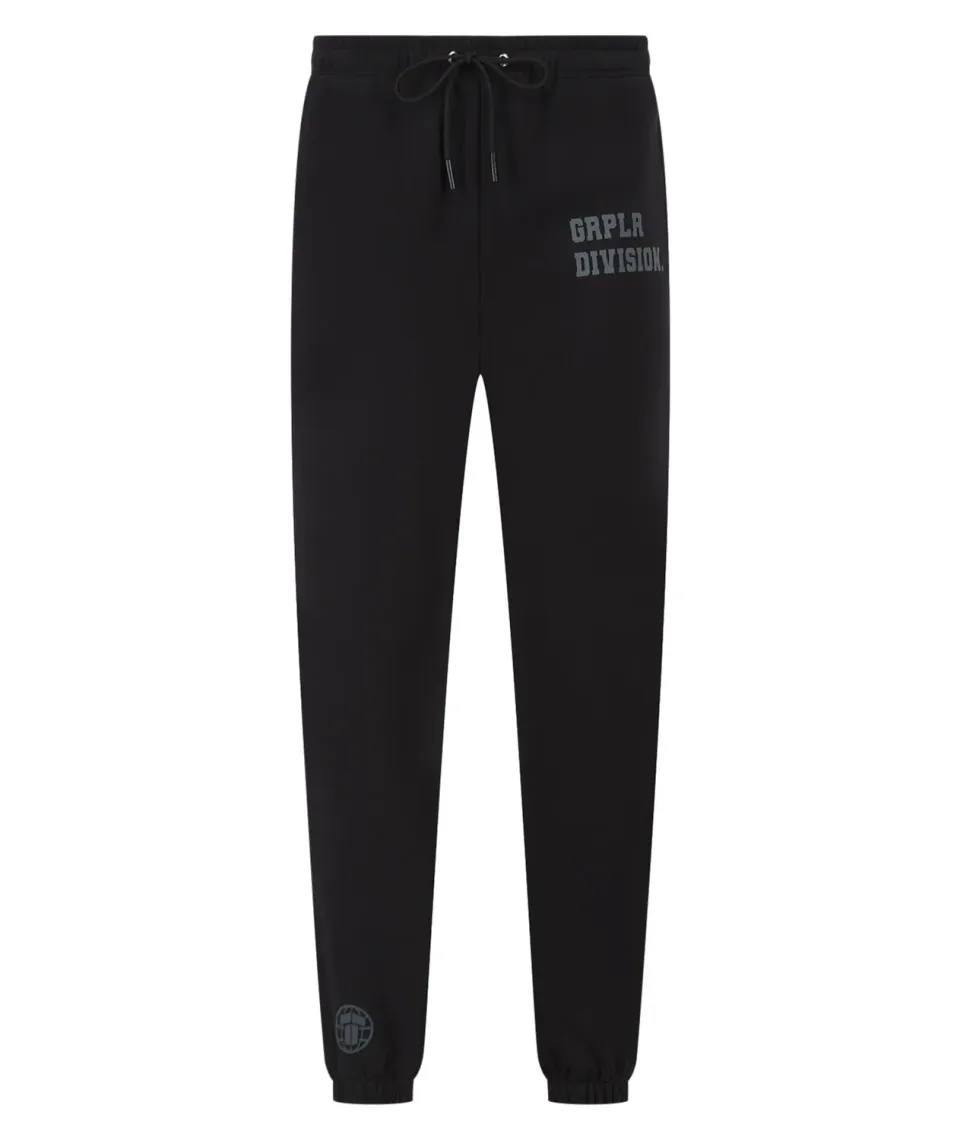 Tatami GRPLR Division joggers neri tuta cotone relaxed