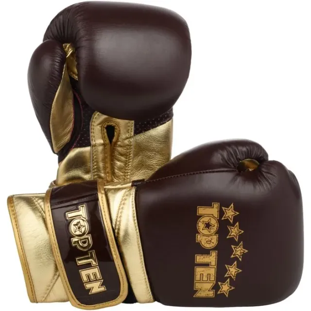 TOP TEN Prestige guanti boxe pelle bovina 10-16 oz