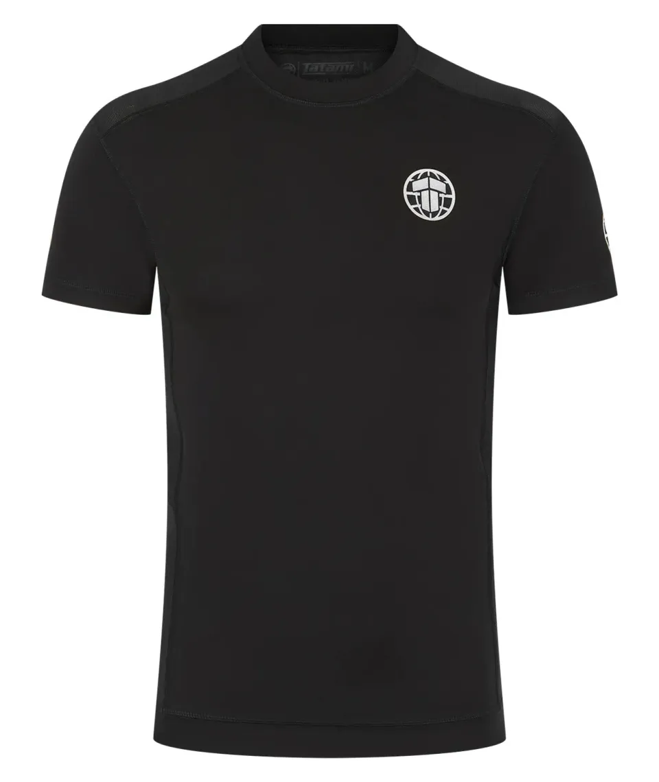 Tatami Pro Rash Guard maniche corte nero argento