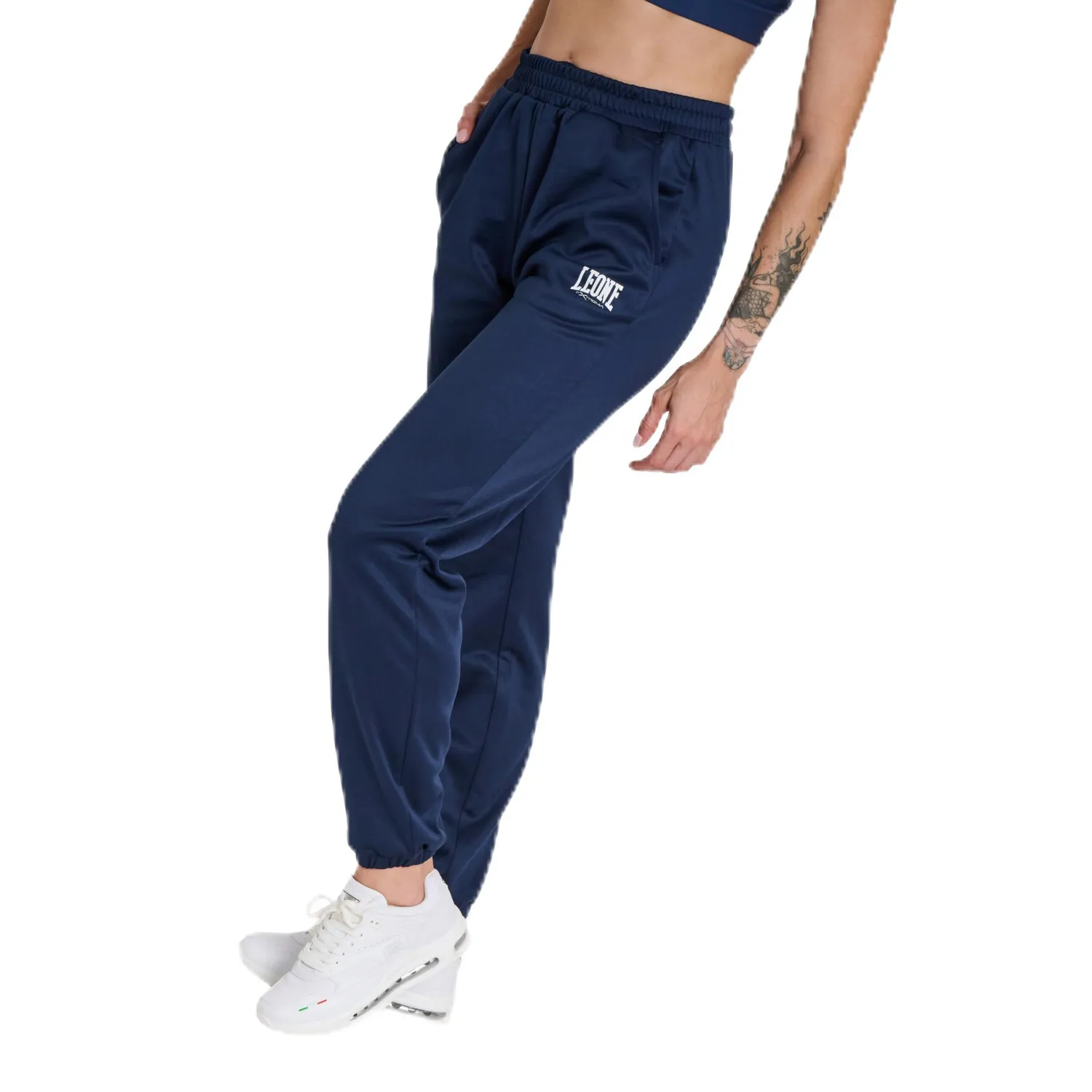 Leone 1947 ABX143 Pantaloni Tuta Donna XS Neri Elasticizzati