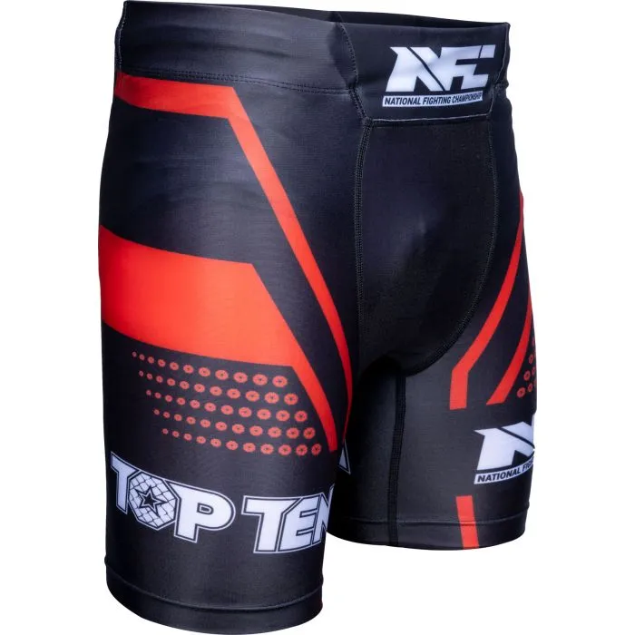 Top Ten MMA NFC short tights compressione elastane