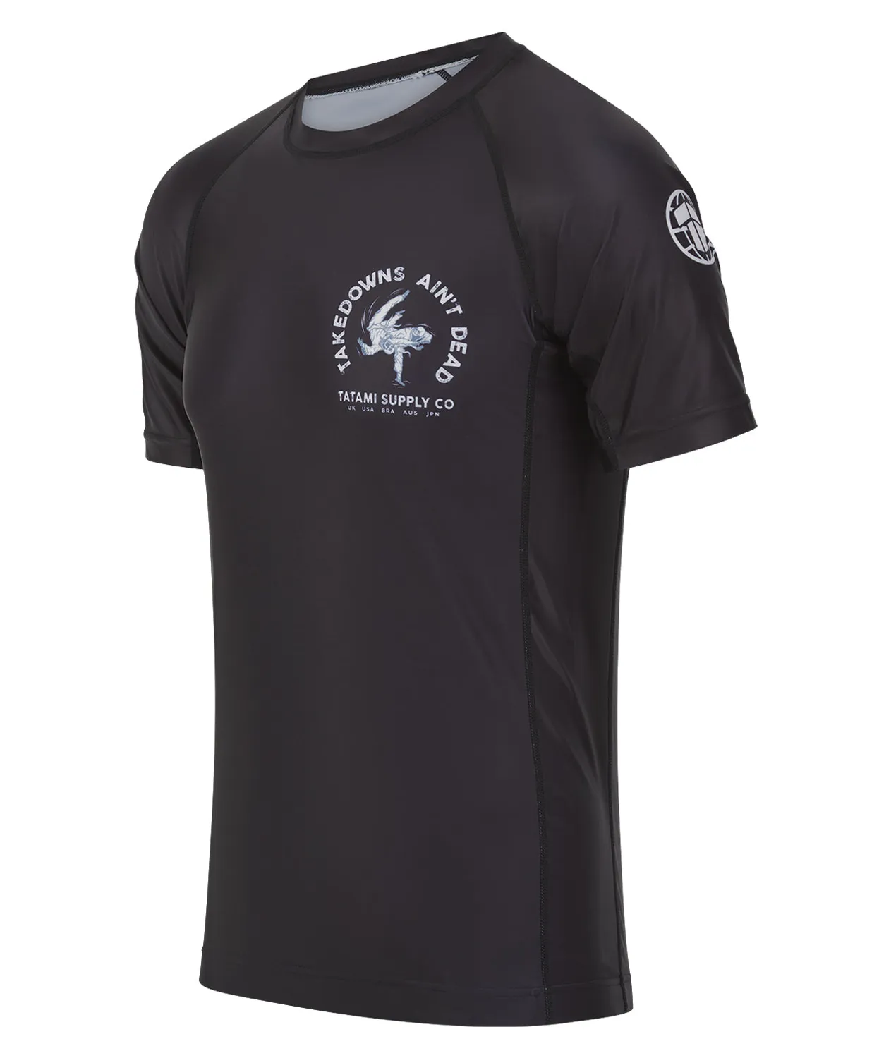 Tatami Takedowns Ain't Dead rash guard manica corta nera