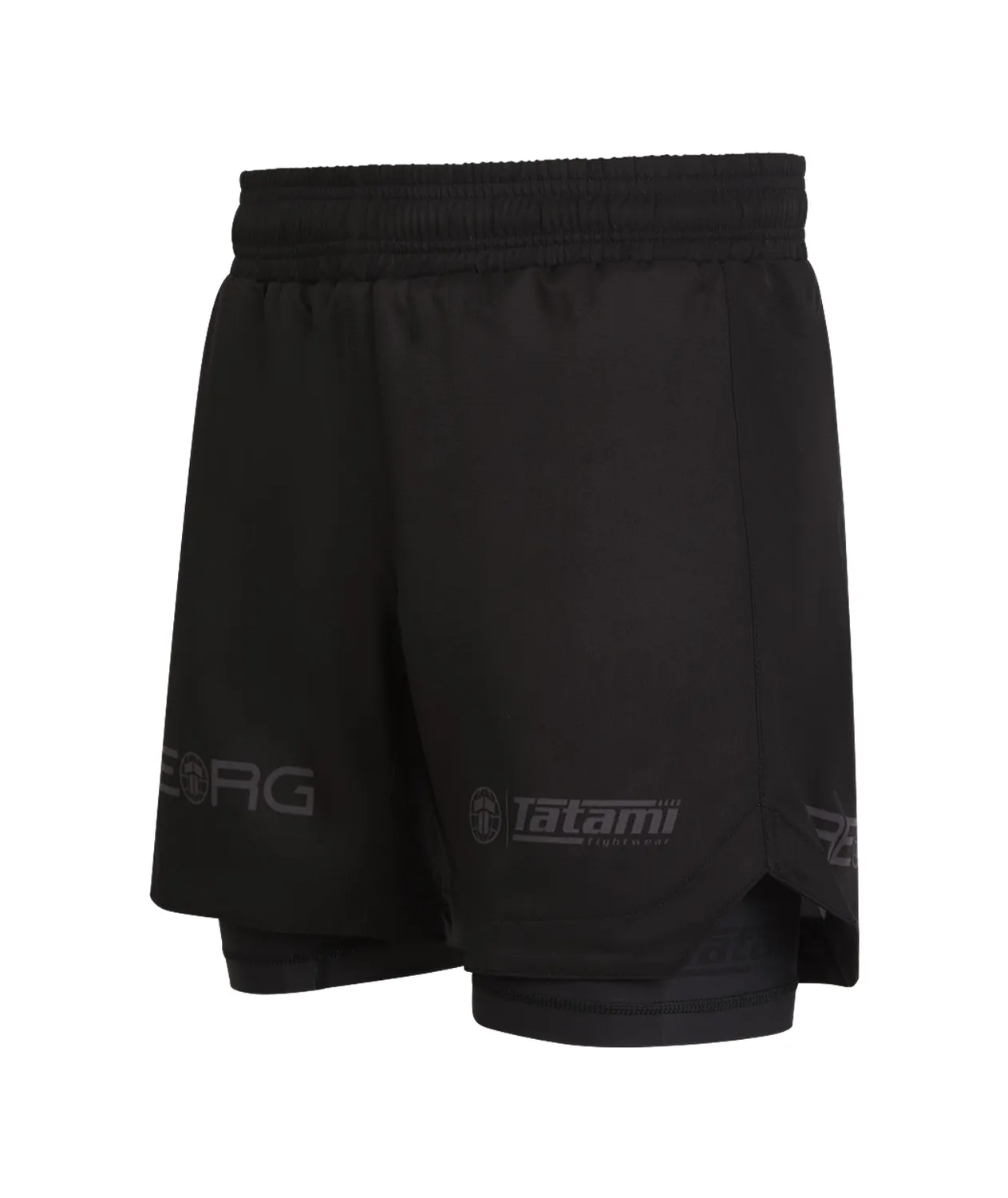 Tatami Reorg Hybrid pantaloncini grappling neri grigi