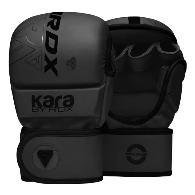 RDX F6 Kara guanti MMA sparring pelle 7oz