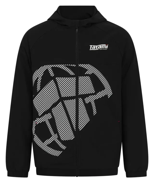 Tatami Eclipse giacca uomo nera leggera cappuccio