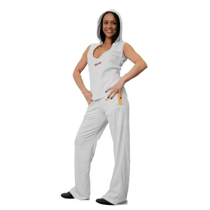 TOP TEN Felpa Smanicata Donna con Cappuccio Elasticizzata