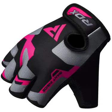 RDX F6 Guanti Palestra Rosa Sollevamento