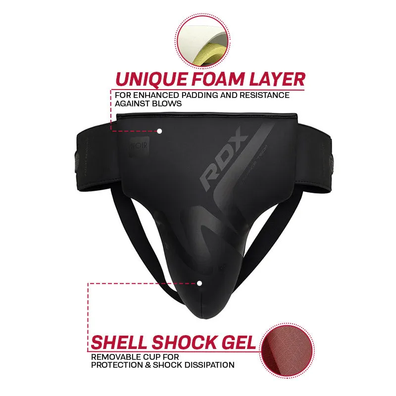 RDX T-15 protezione inguinale nero conchiglia gel