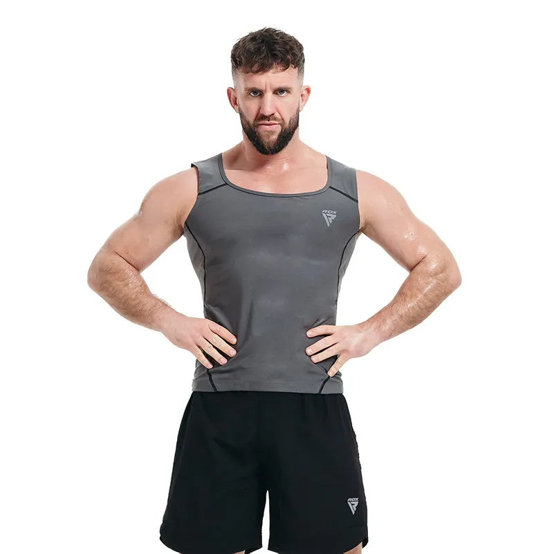 RDX M1 gilet sauna uomo senza cerniera sudorazione