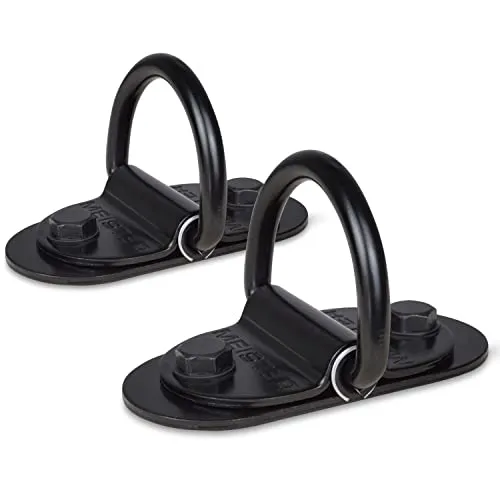 Meister Ancoraggi D-Ring Pera Veloce 2 Pezzi metallo