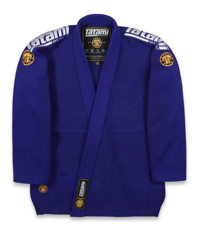 Tatami Fightwear Estilo Gold Label Kimono BJJ Donna Blu Royal