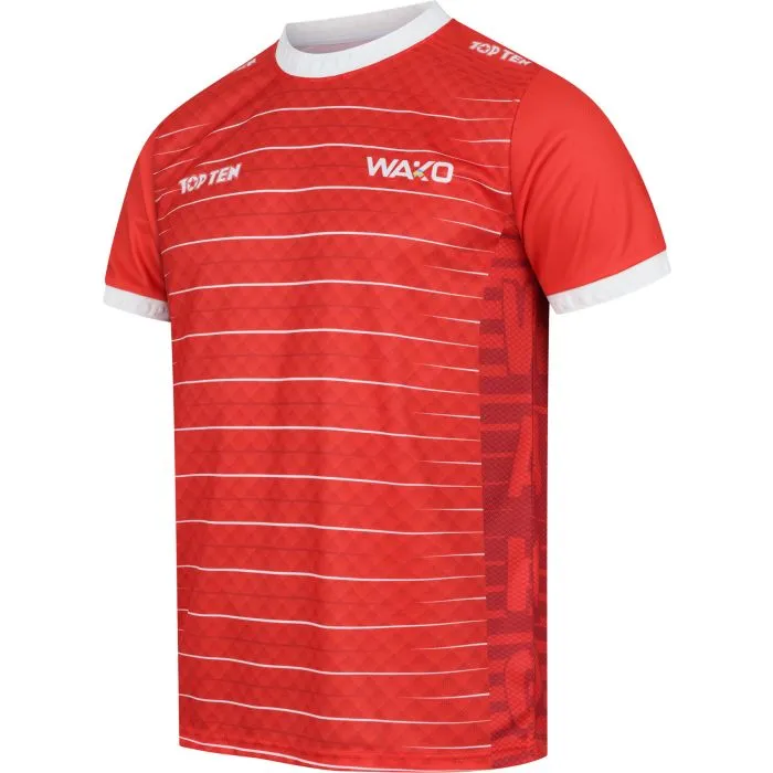 TOP TEN WAKO t-shirt kickboxing poliestere