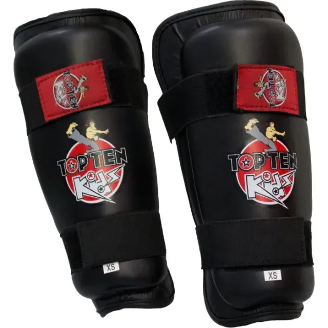 TOP TEN Kids parastinchi kickboxing bambini neri Star Light