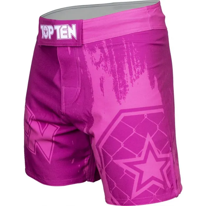 TOP TEN Power Ink Pantaloncini MMA elasticizzati