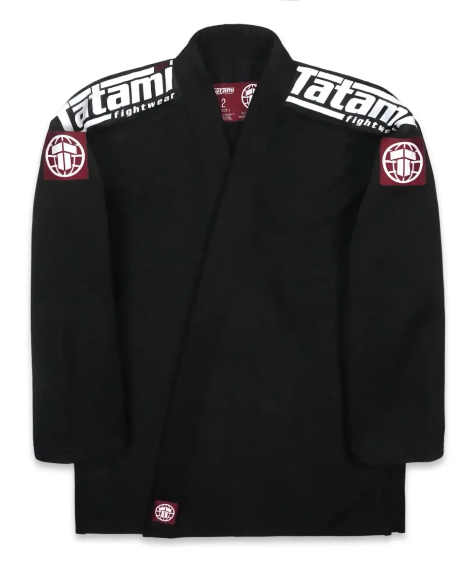 Tatami Nova Competidor kimono BJJ donna nero cintura