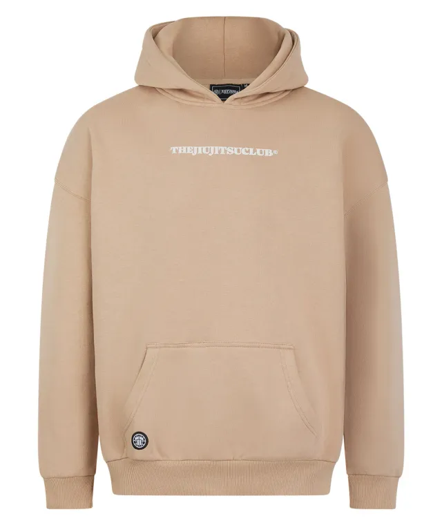 Tatami Fightwear The Club felpa cappuccio oversize mocha in cotone