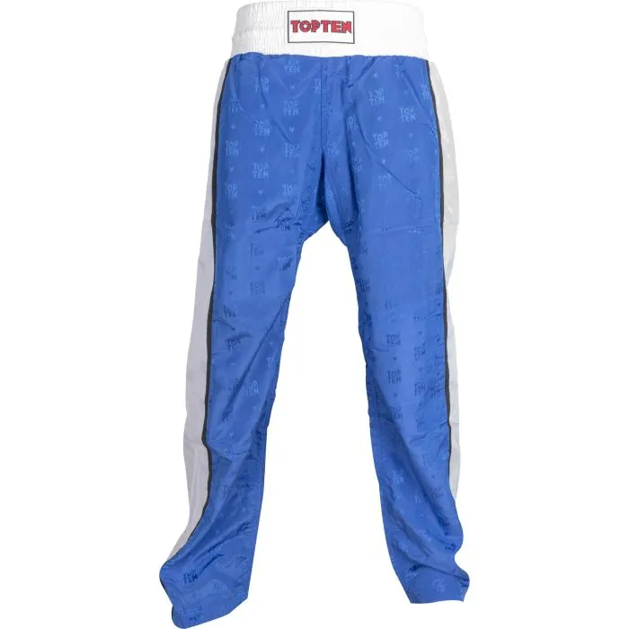 TOP TEN Prism Stripes pantaloni kickboxing poliestere